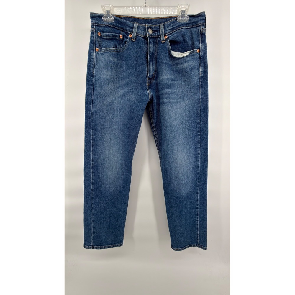 Levi's 505 Regular Fit Jeans Men's 31x30‎ Medium Wash Stretch Denim